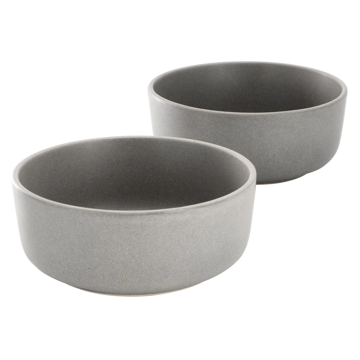 Gibson Home Gibson Home Soho Lounge Bryant Park 2-Piece 6-Inch Stoneware Cereal Bowl Set Gray — product photo