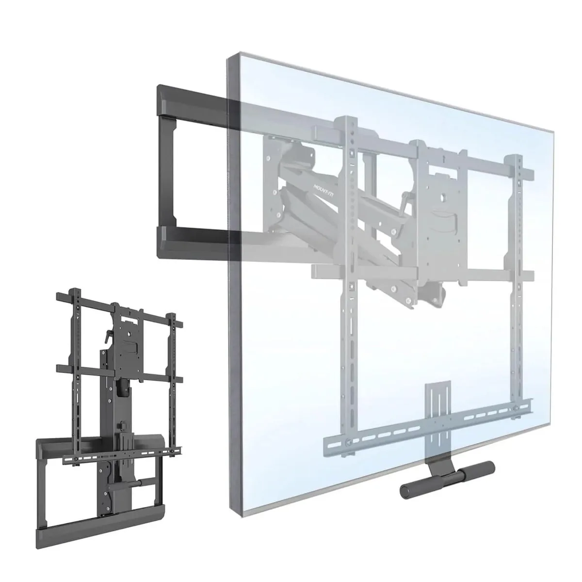 Mount-It Mount-It Pull-Down TV Mount 42-65in 55lb 25.8in drop — product photo
