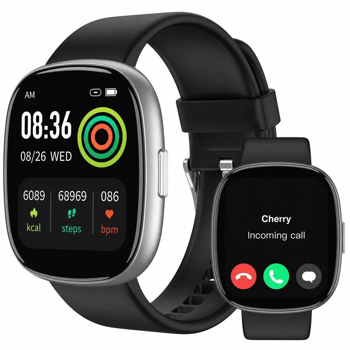  Lively EW1 UH-320 Smart Watch Black 1.83" 240x284 5ATM 7-Day — product photo