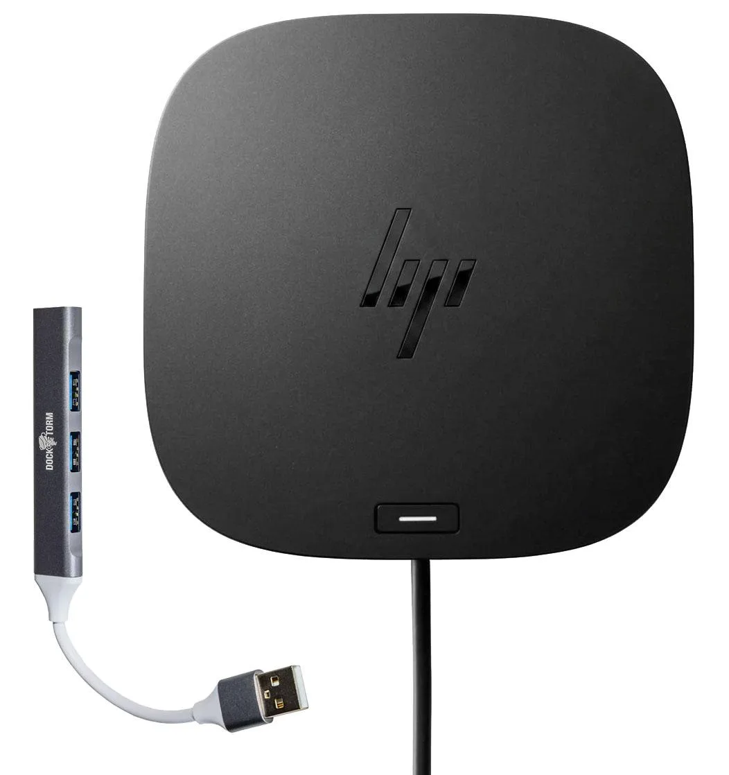 HP HP USB-C 100W G6 Docking Station BS7S5AA#ABA with Dockztorm Hub — product photo