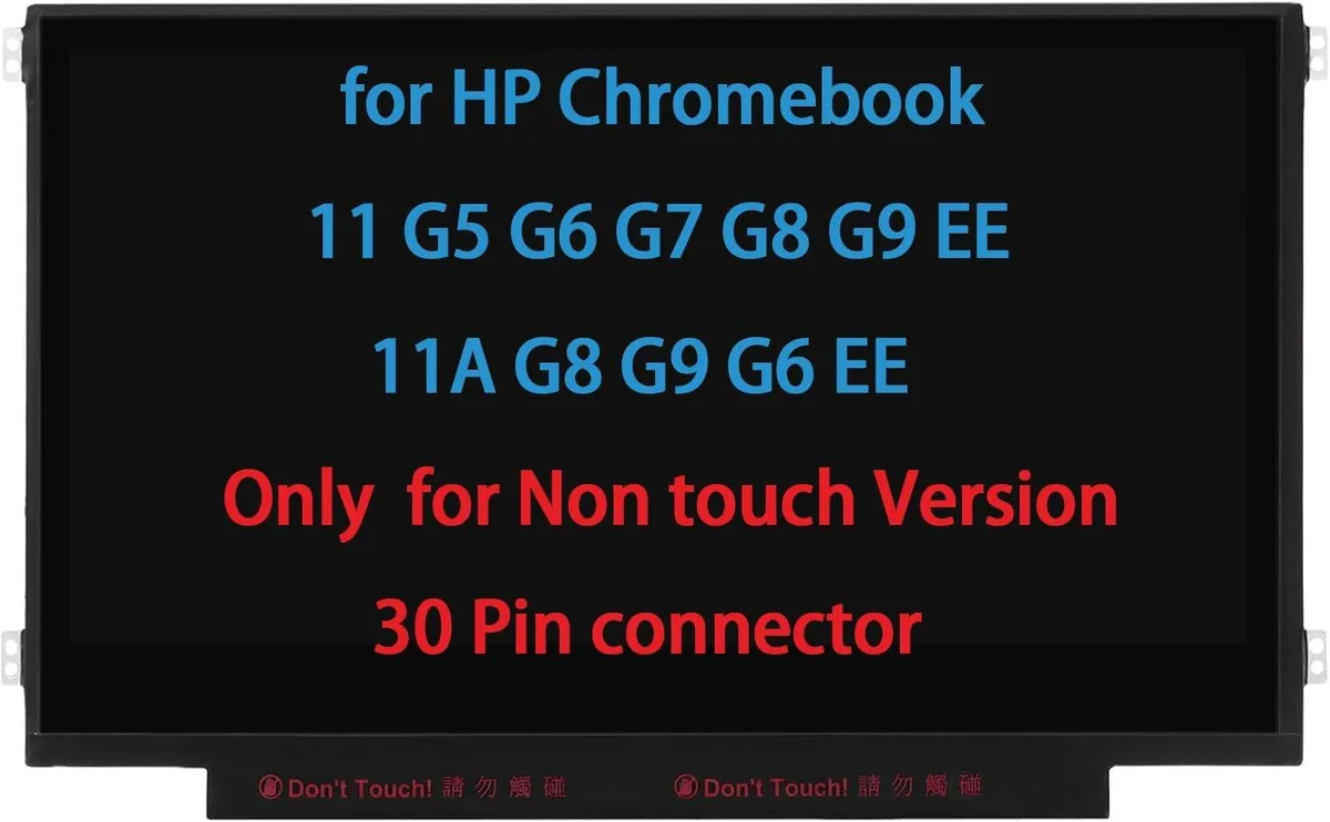 NUOLAISUN NUOLAISUN 11.6" laptop screen 30 pin side brackets non touch — product photo