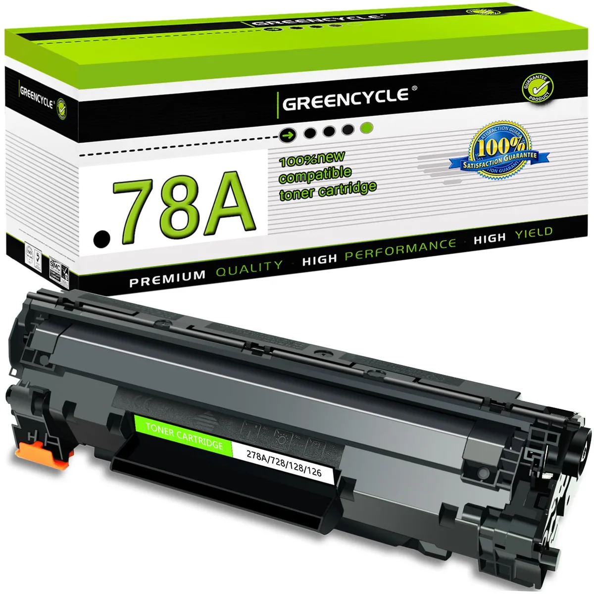 GREENCYCLE GREENCYCLE 78A Black Toner Cartridge 2100 pages — product photo