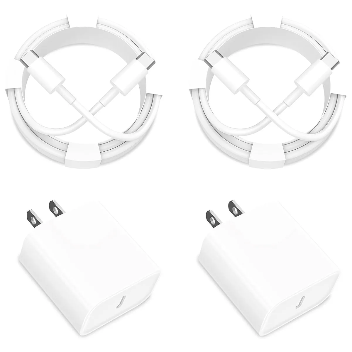 Elestur Elestur 20W USB-C Charger 4-Pack with 6FT Cable — product photo