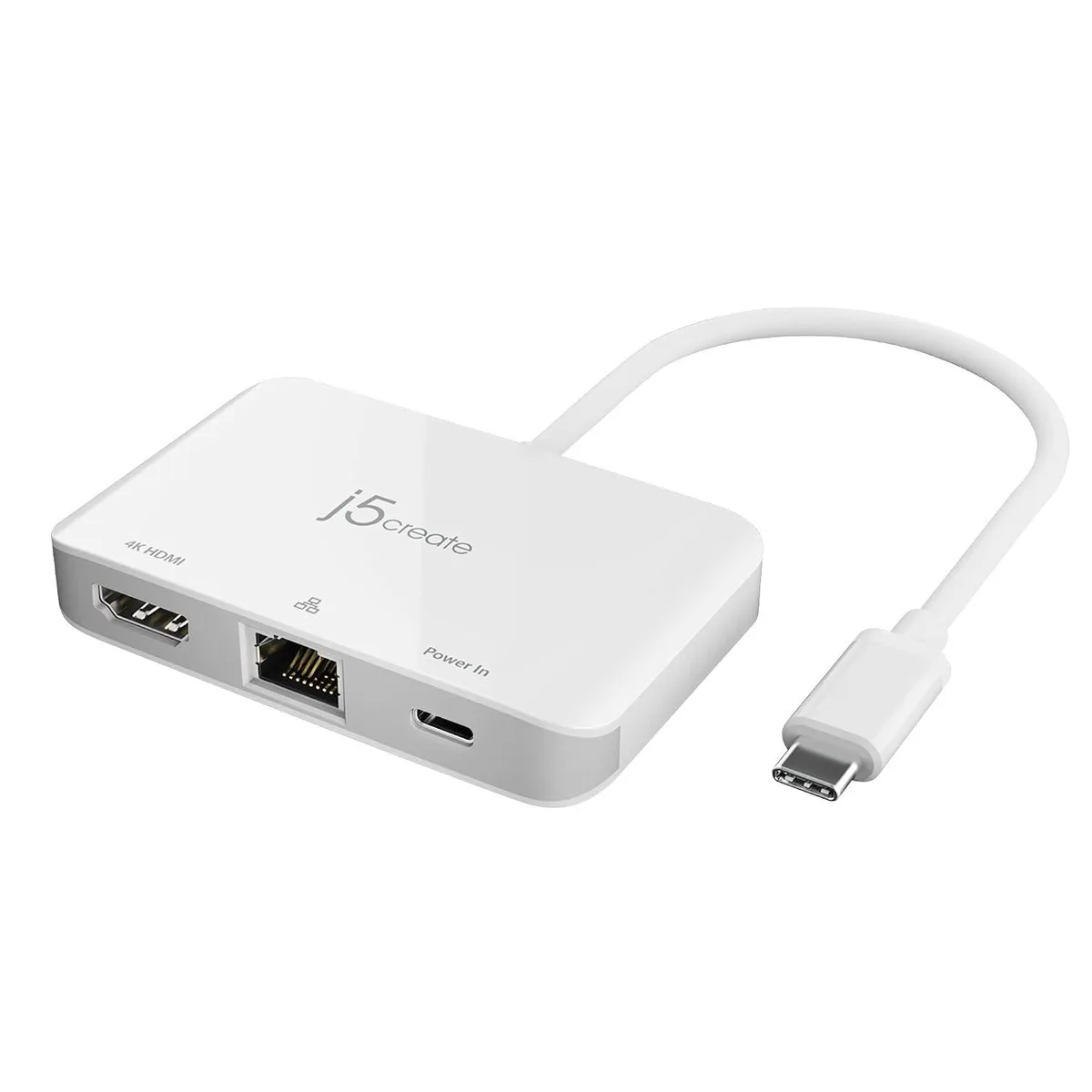 LORDWORLD LORDWORLD JCA351 USB-C 4K HDMI Gigabit Ethernet PD 100W usb display adapter — product photo
