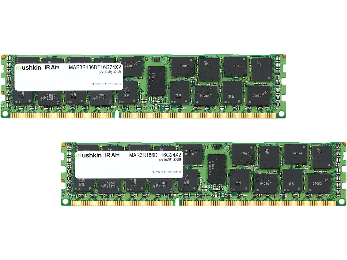 Mushkin Enhanced Mushkin Enhanced MAR3R186DT16G24X2 32GB (2 x 16GB) DDR3 1866 memory upgrade — product photo
