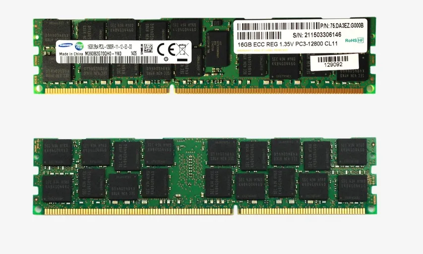 SAMSUNG SAMSUNG M393B2G70QH0-YK0 16GB DDR3 1600 ECC Registered server RAM — product photo