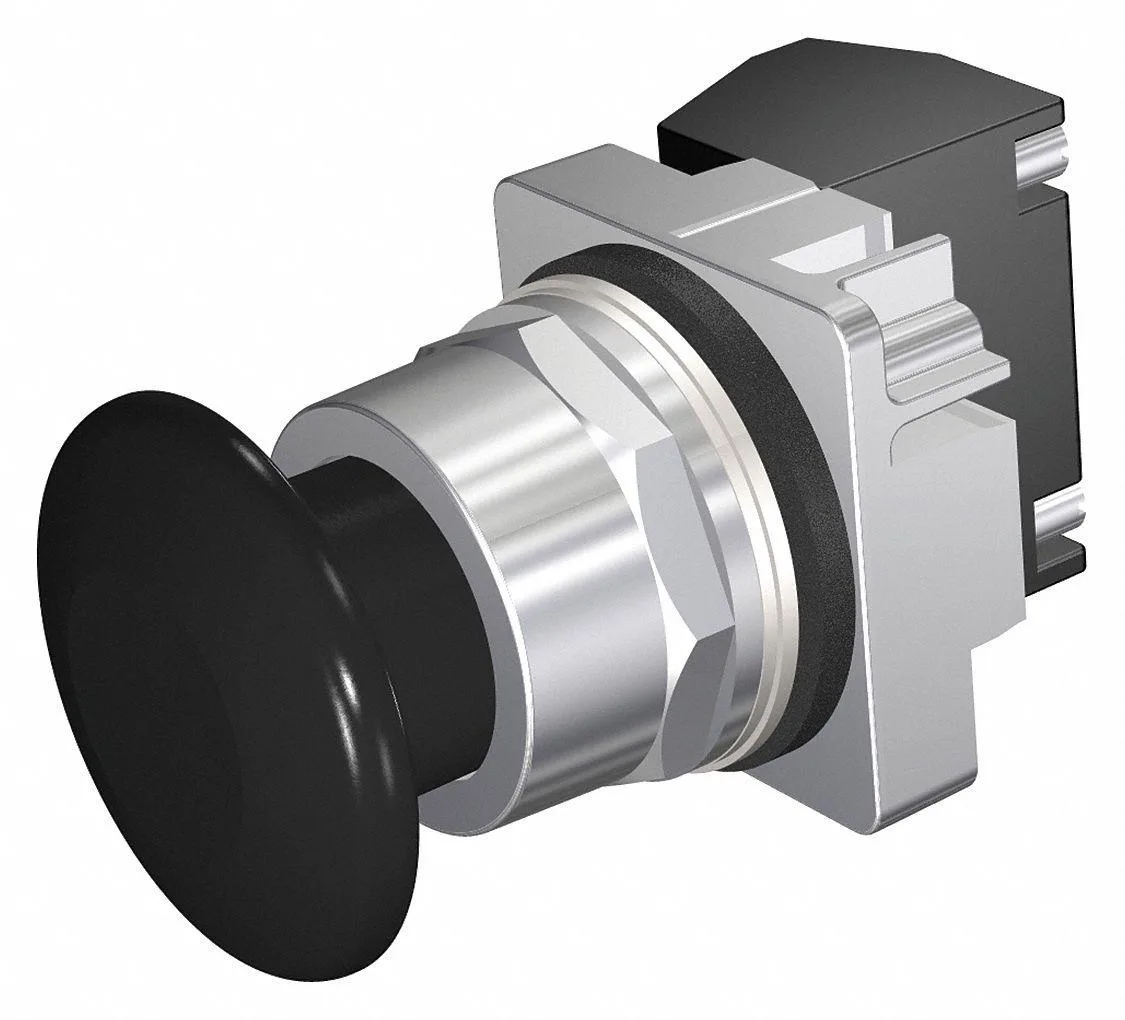 SIEMENS SIEMENS 52PM9W1K 30 mm Mushroom Push Button 1NO Black — product photo