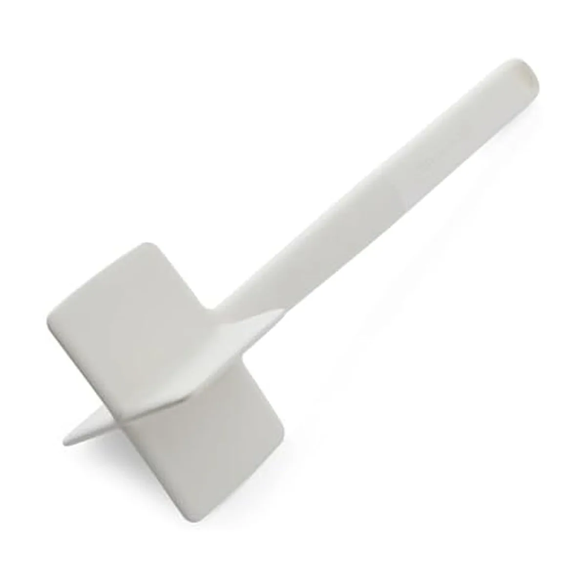 KitchenAid meat masher, 3.54 in square plastic head with four beveled blades, ergonomic handle