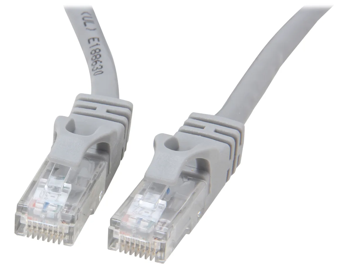 Cables To Go Cables To Go 31340 Cat6 network ethernet cable RJ45 5 ft 1.52 m Gray — product photo