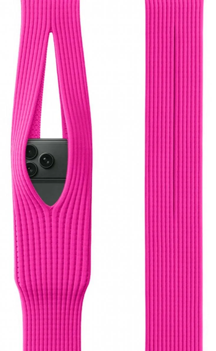 Nakedcellphone Nakedcellphone Fashion Sock-Pocket Carrying Case Hot Pink — product photo