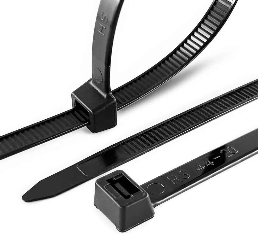 Ennovor Ennovor 12 Inch Heavy Duty Cable Ties 0.3 Inch 100 Pack 120 LBS Black — product photo