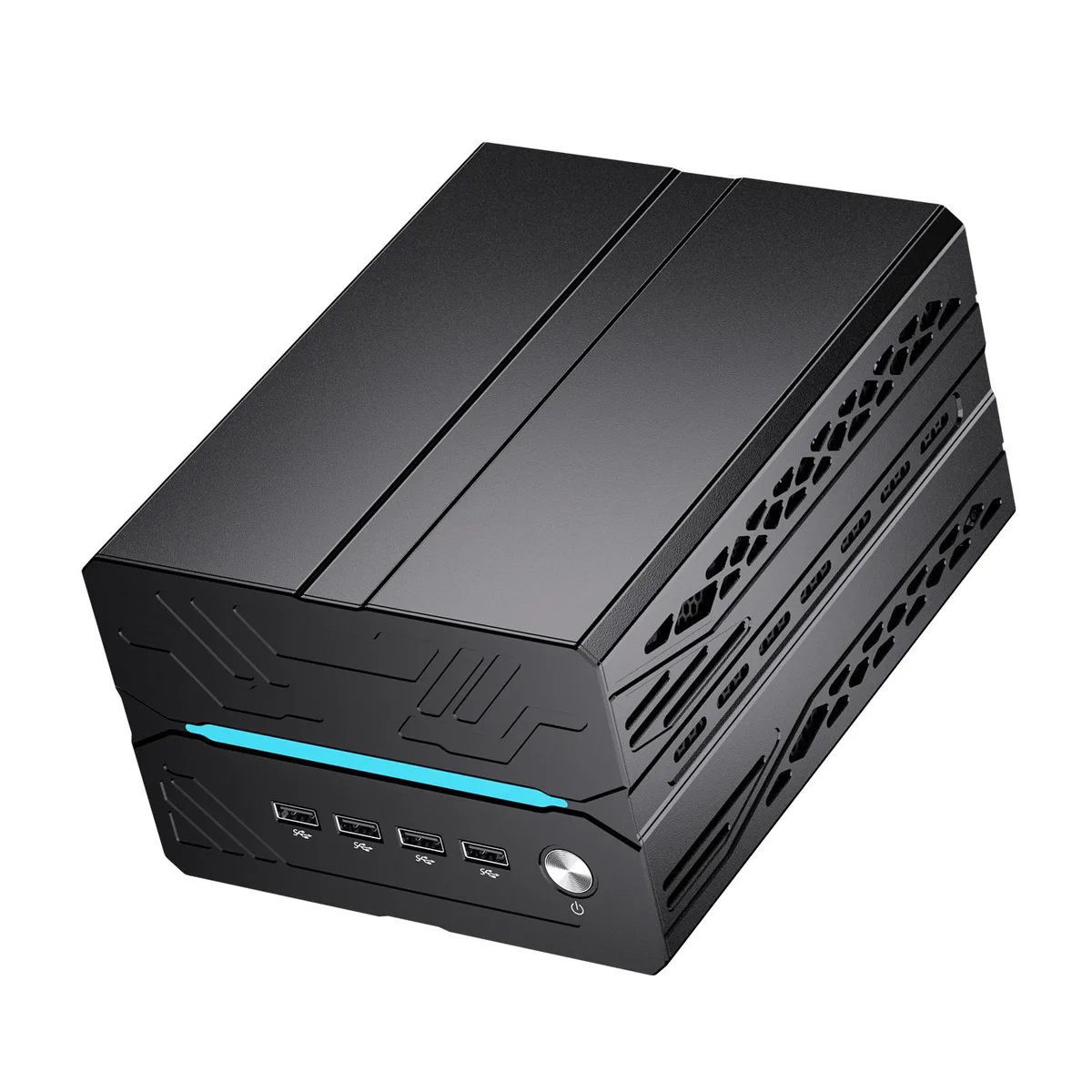 BOESIIPC BOESIIPC MV10 AI Mini Gaming PC Ryzen 9 9950X3D RTX 5060Ti 32GB DDR5 1TB NVMe — product photo