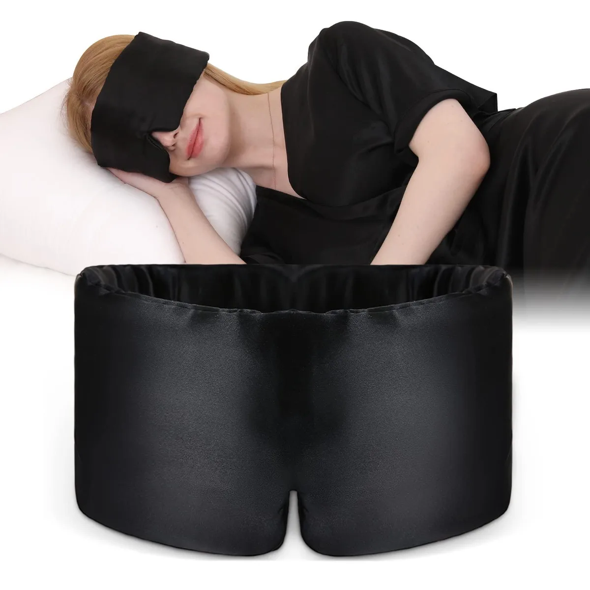 DAISYSILK 19-WMYZ-7313-Black Women's Sleepwear Italian Silk XXXL Black — product photo