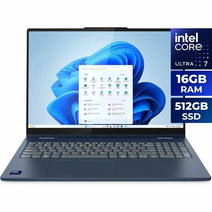 Lenovo Lenovo IdeaPad 5i 2-in-1 Laptop Core Ultra 7 255U 16GB 512GB 83KS001MUS — product photo