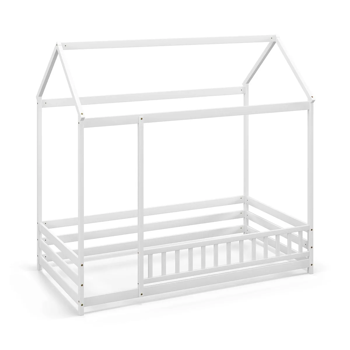 SlickBlue SlickBlue Twin House Bed White 78x44.5x80.5in — product photo