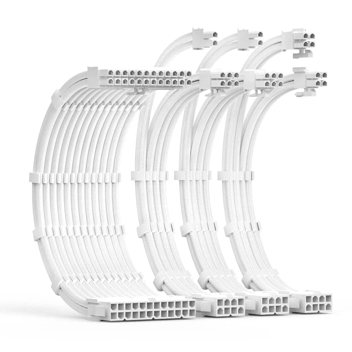 Bailink Bailink PSU Extension Cable Kit All White 30cm 18 AWG — product photo