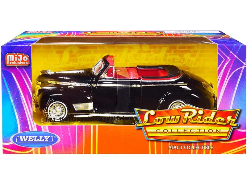 WELLY WELLY 1941 Chevrolet Special Deluxe Convertible 1/24 Low Rider Collection — product photo