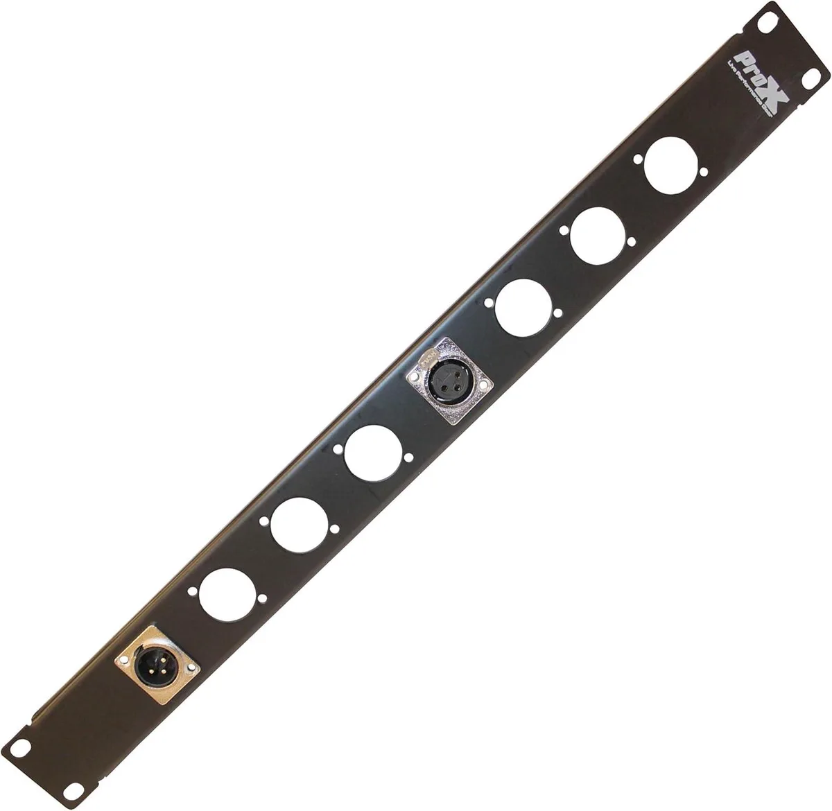 ProX ProX T-1U8XLR 1U Rack Panel Punched for 8 XLR — product photo