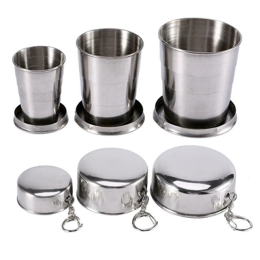 Magik Costumes Magik Costumes Stainless Steel Collapsible Cups S M L Set — product photo