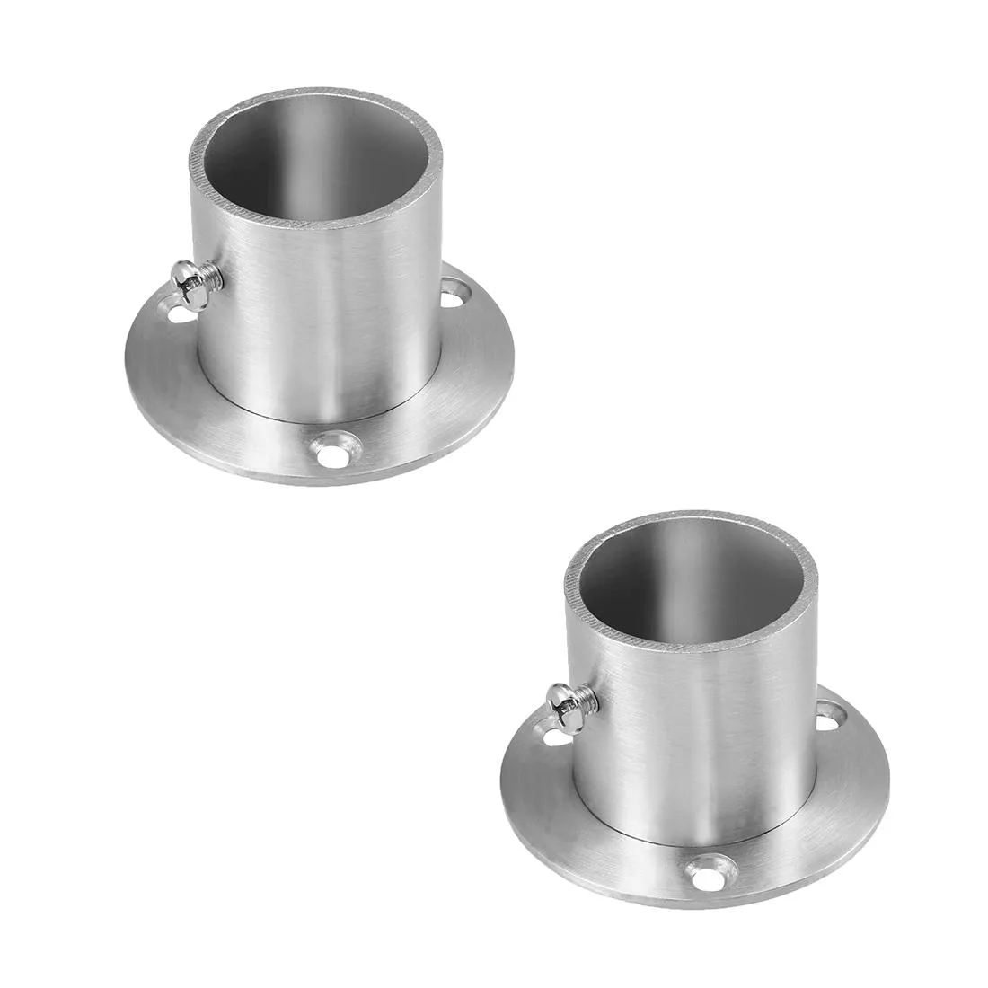 Unique-Bargains Unique-Bargains Wardrobe Pipe Bracket 32mm 2pcs Stainless Steel — product photo