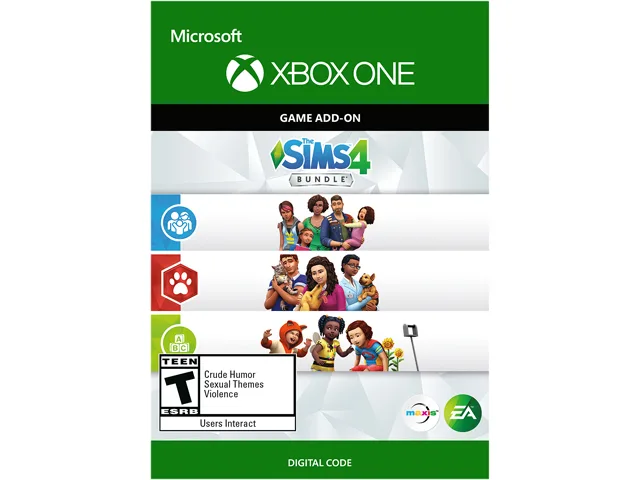 Electronic Arts Electronic Arts 7D4-00333 The Sims 4 Bundle Cats &amp; Dogs Parenthood Toddler Stuff downloadable game — product photo