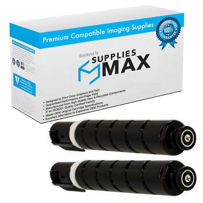 SuppliesMax SuppliesMax CNM2182C003_2PK Black Toner Cartridge 2 Pack 23000 Pages — product photo
