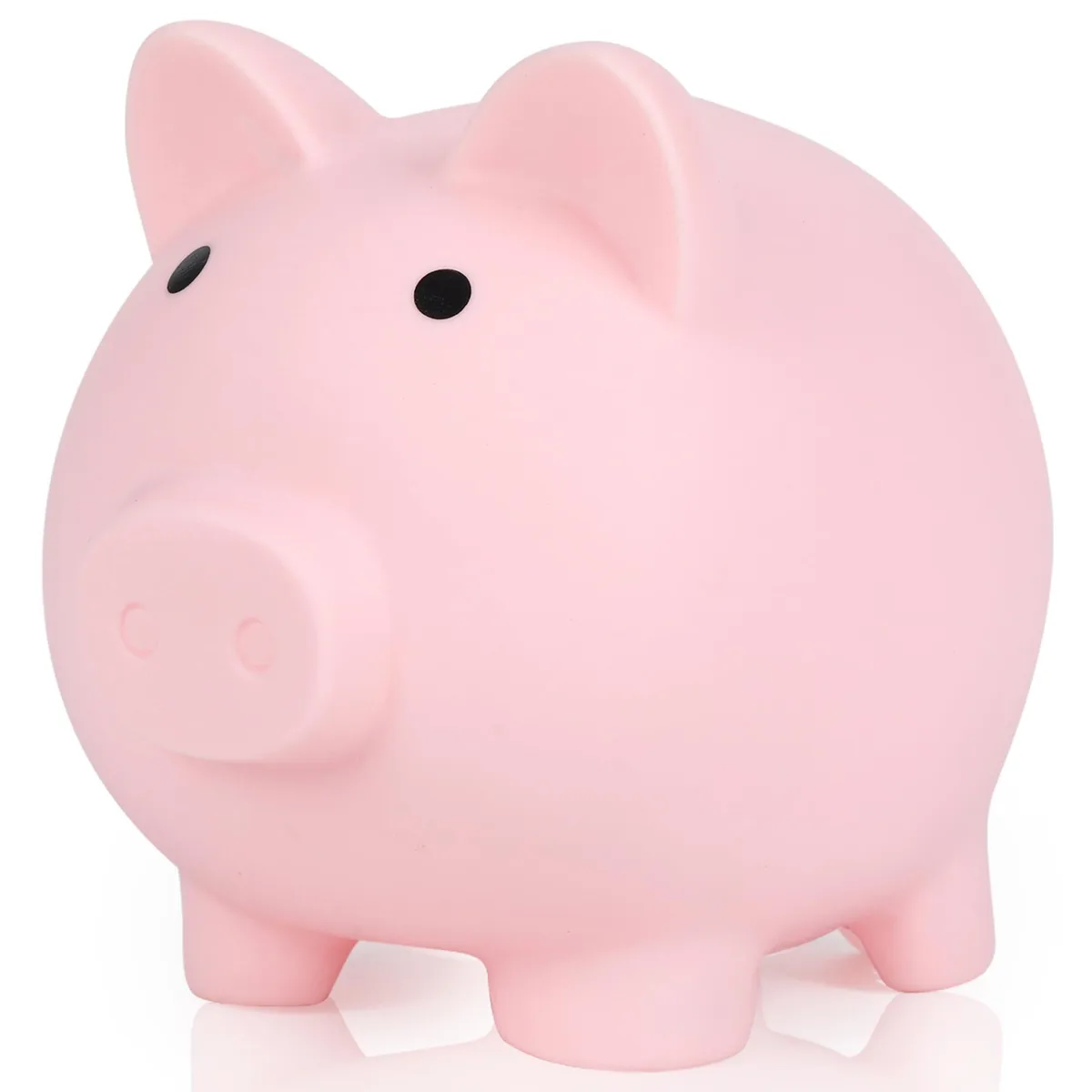  H&amp;W Mini Piggy Bank Pink 3.94 x 4.72 x 4.25 in — product photo