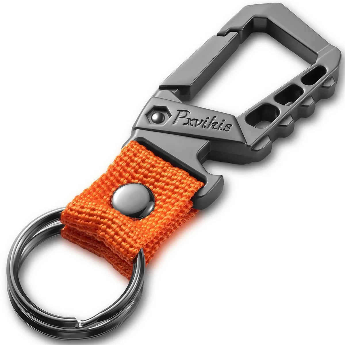  Viator Gear PSQ-keychain-03 keyholder Orange 4.0×1.2×0.3 in 1.4 oz — product photo