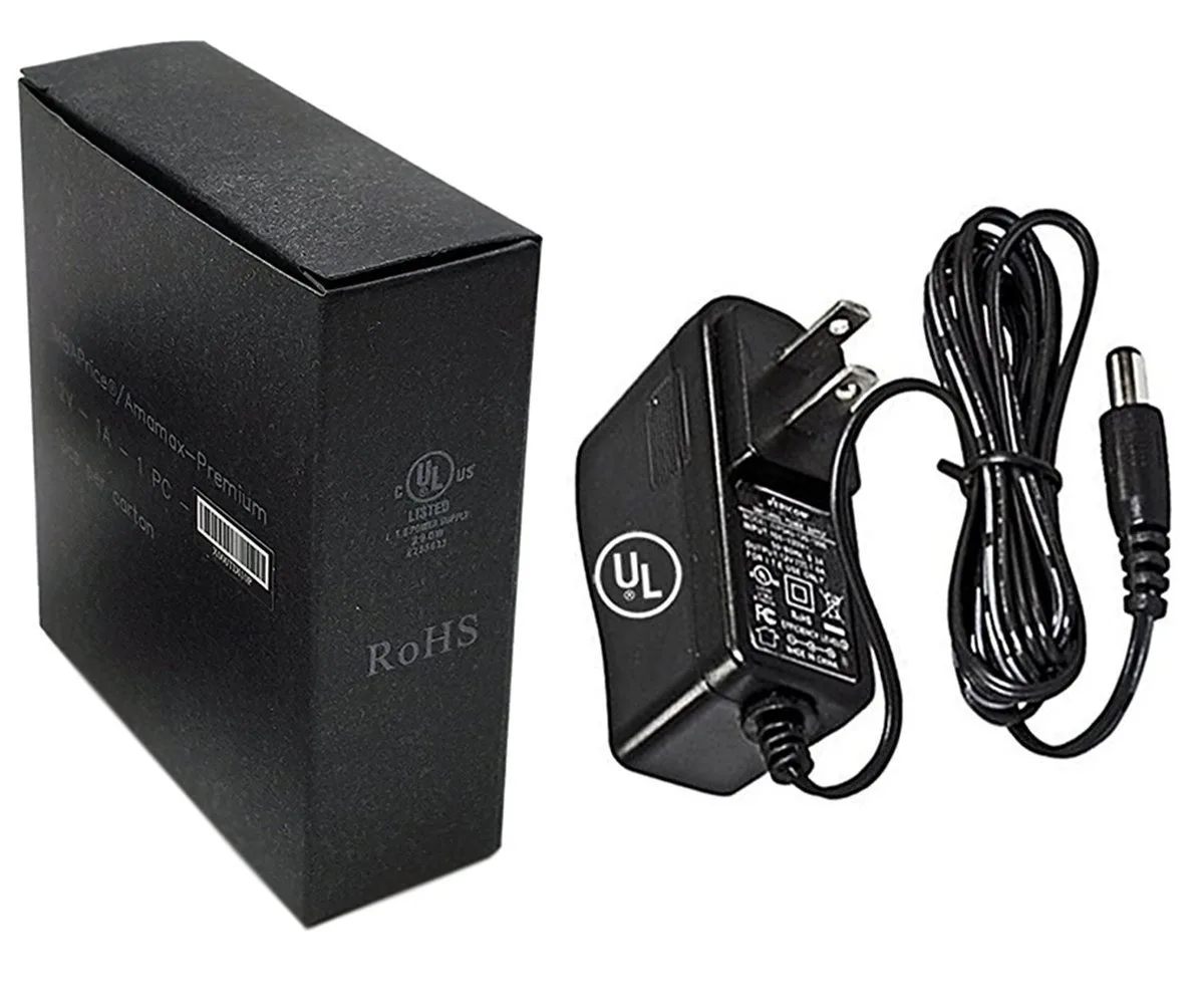 Amamax Amamax 12V 1A Wall Adapter 5.5mm 2.1mm Plug accessory — product photo