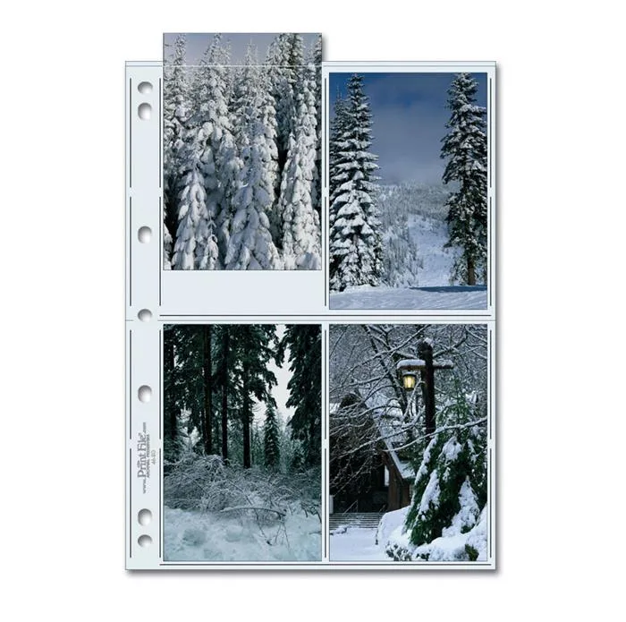 Print File Print File G-Series 4 x 6" Clear Album Pages, 25 pages — product photo