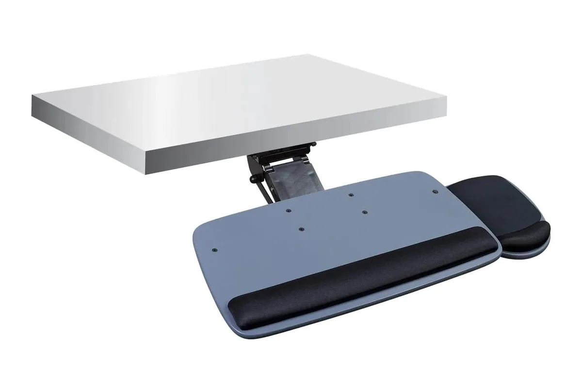 Mount-It Mount-It MI-7137 Under Desk Keyboard Tray 17.25" Track — product photo