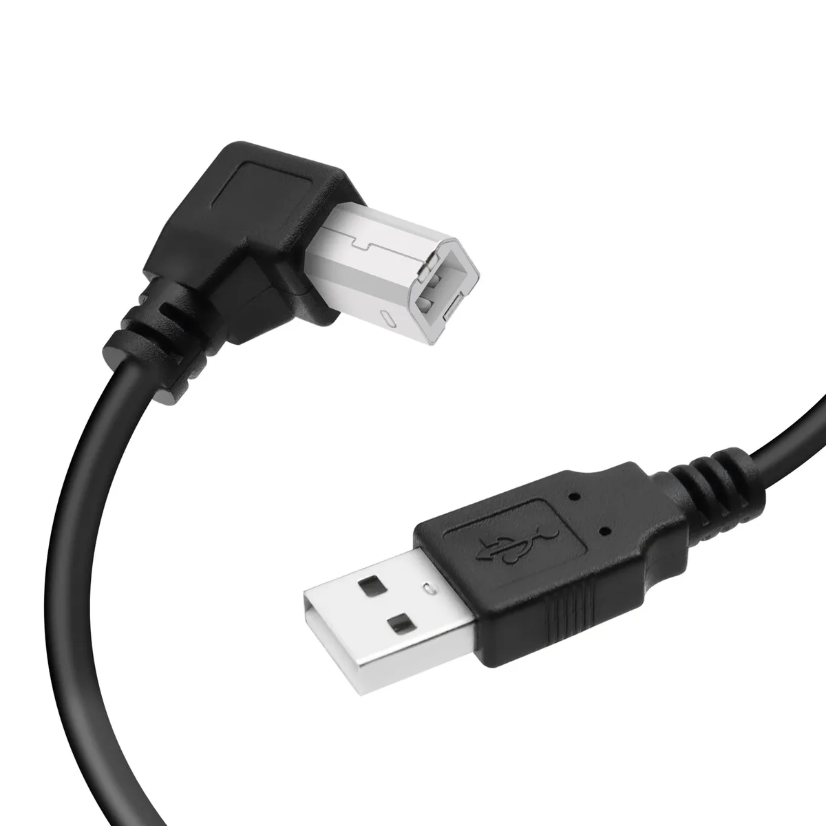 Vszerda Vszerda USB 2.0 A Male to 90° B Male Cable 1.5m — product photo