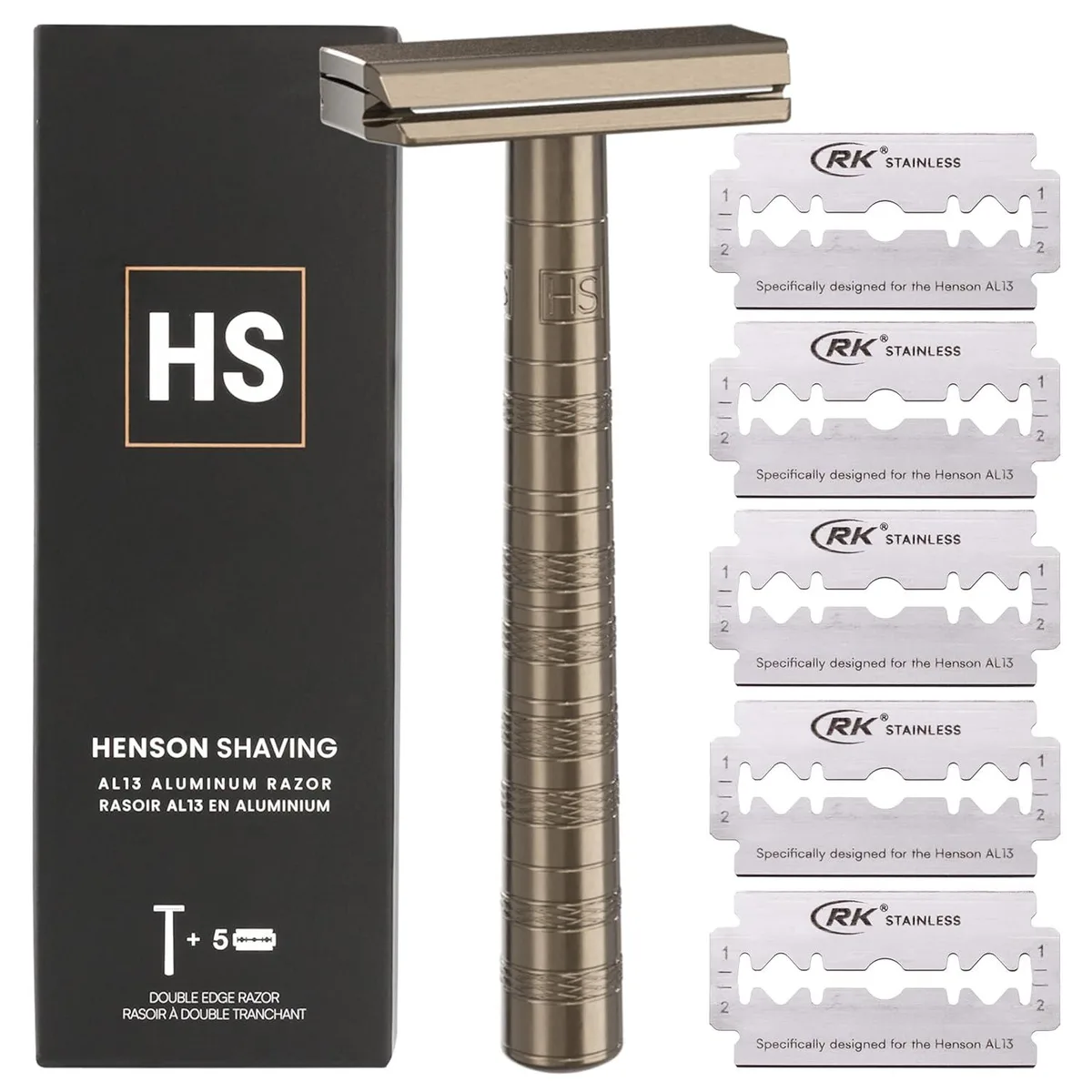 TAURKENAM TAURKENAM Tan Double Edge Safety Razor 30° trimmers for men — product photo