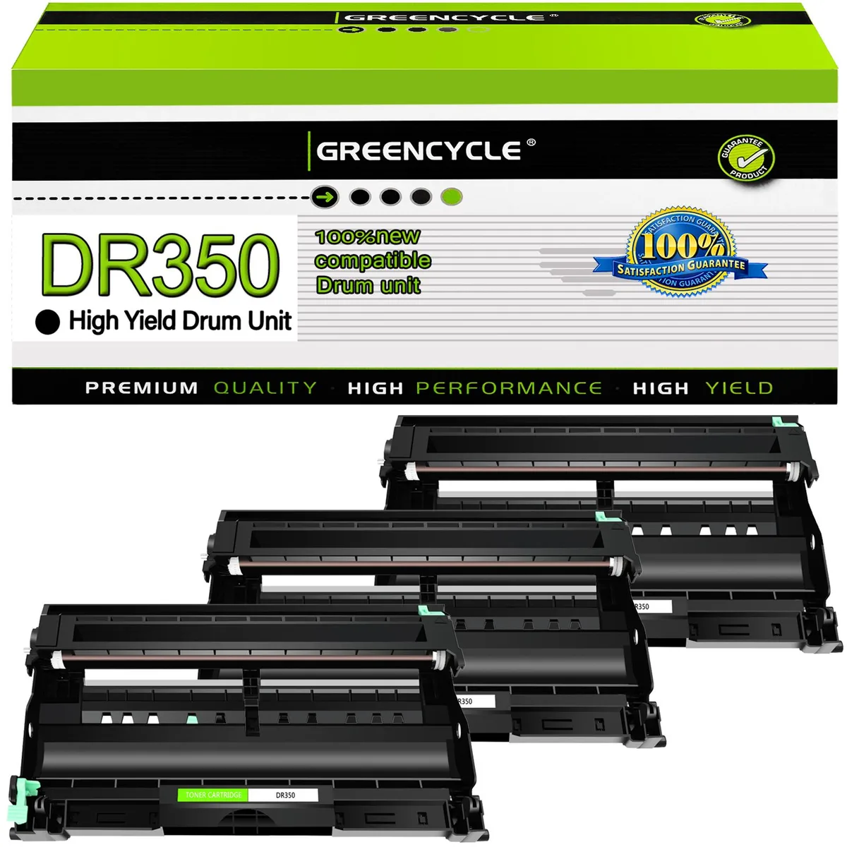 GREENCYCLE GREENCYCLE DR350 Drum Unit 3 Pack toner cartridge — product photo