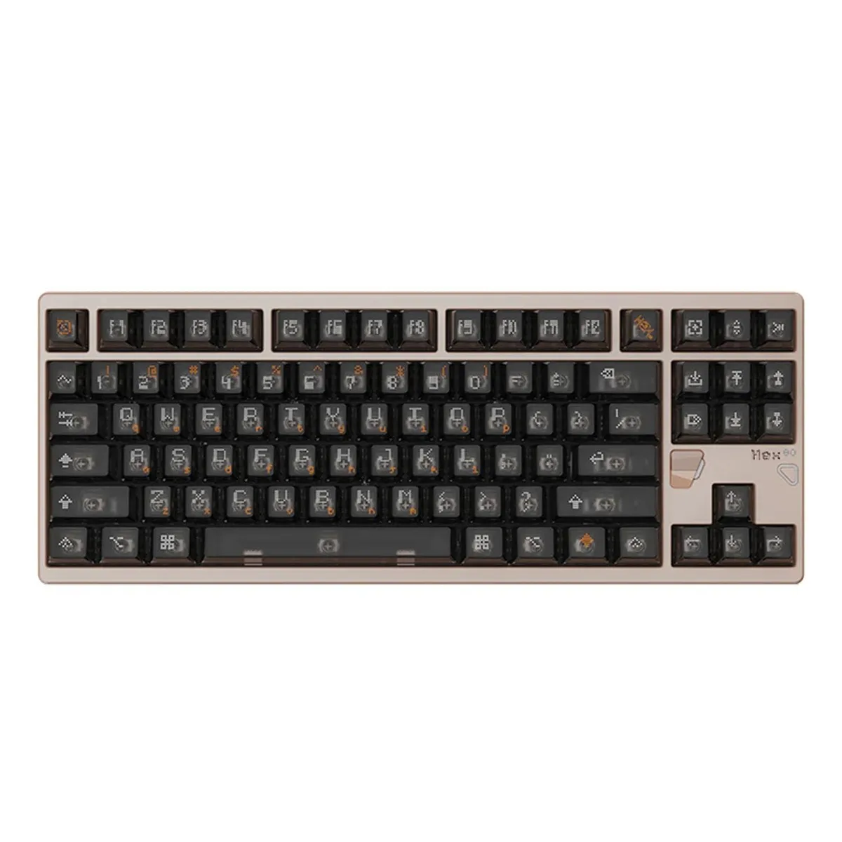 Vszerda Vszerda x QK Hex80 HE Magnetic Gaming Keyboard Sand Gold — product photo