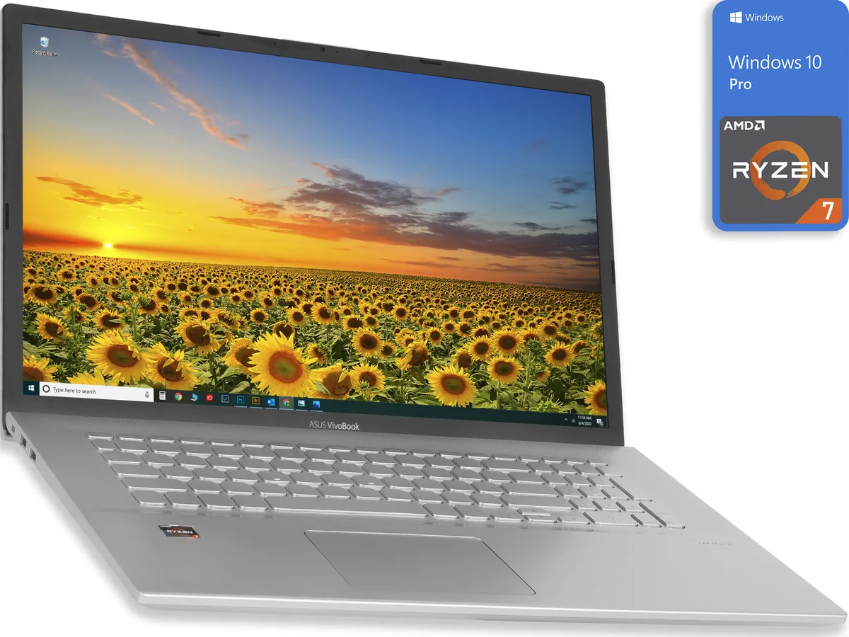 ASUS ASUS VivoBook X712DA laptop, Ryzen 7 3700U, 12GB DDR4, 512GB NVMe, 17.3" FHD — product photo