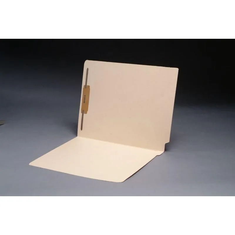 BSP FIling BSP FIling 11pt Manila File Folders Full Cut 2-Ply End Tab Letter Size Fastener Pos #1 Box of 50 — product photo
