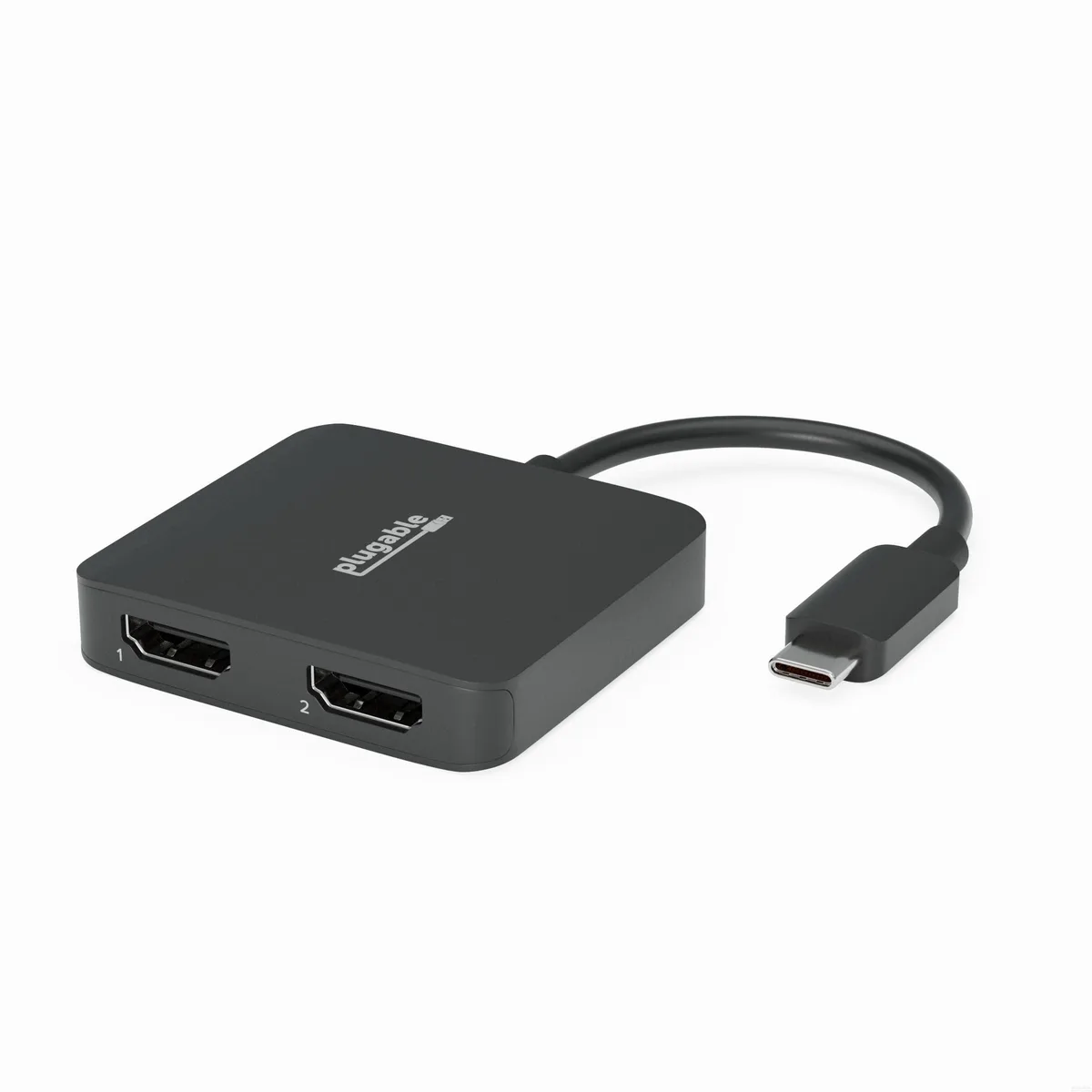 Advantech USBC-MSTH2 USB Display Adapter White 4K 60Hz Dual HDMI — product photo