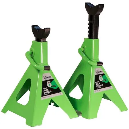American Forge & Foundry, Inc. American Forge & Foundry 55060 6 Ton Ratchet Jack Stand Green — product photo