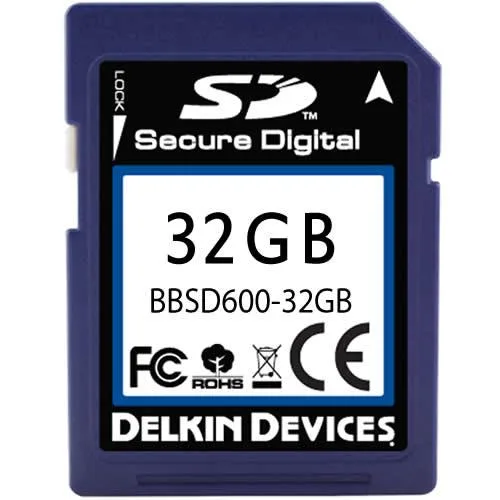 Delkin Delkin BBSD600-32GB CRC 32GB 600x SDHC memory card — product photo
