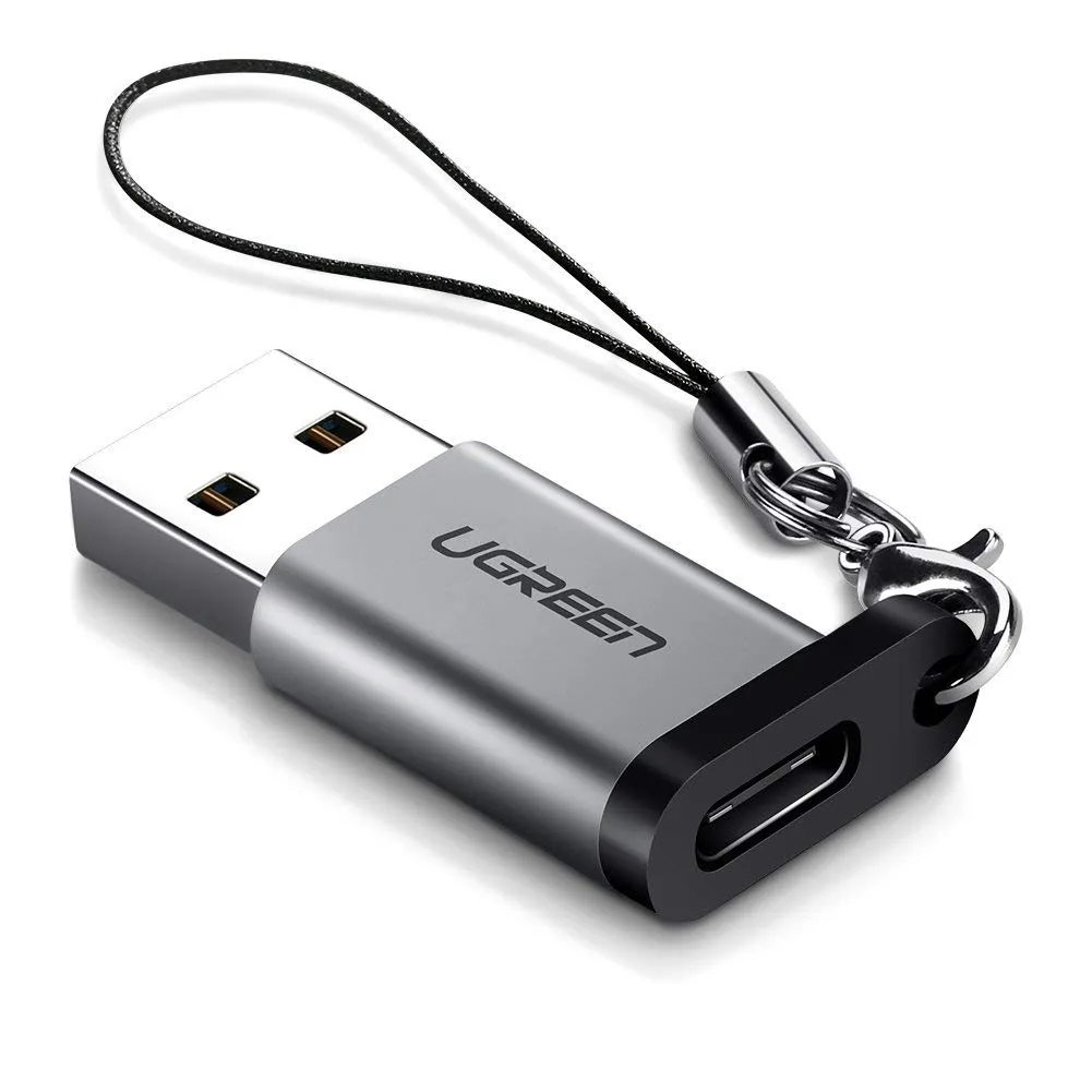 LUOM LUOM USB-C Female to USB-A Male Adapter 5 Gbps 56 kΩ Resistor — product photo