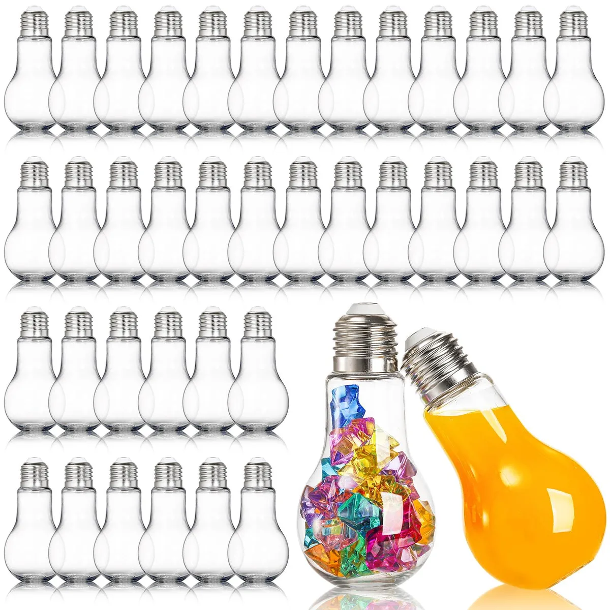  Mezchi M-PlasticLightBulb-100ML40P-N 40 Pack 100ml Light Bulb — product photo