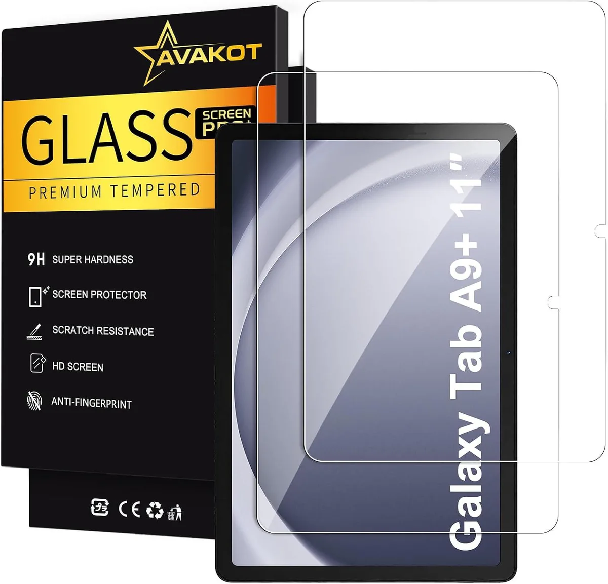 Leelbox Leelbox Screen Protector 2 Pack for Samsung Galaxy Tab A9 Plus 11 2023 — product photo
