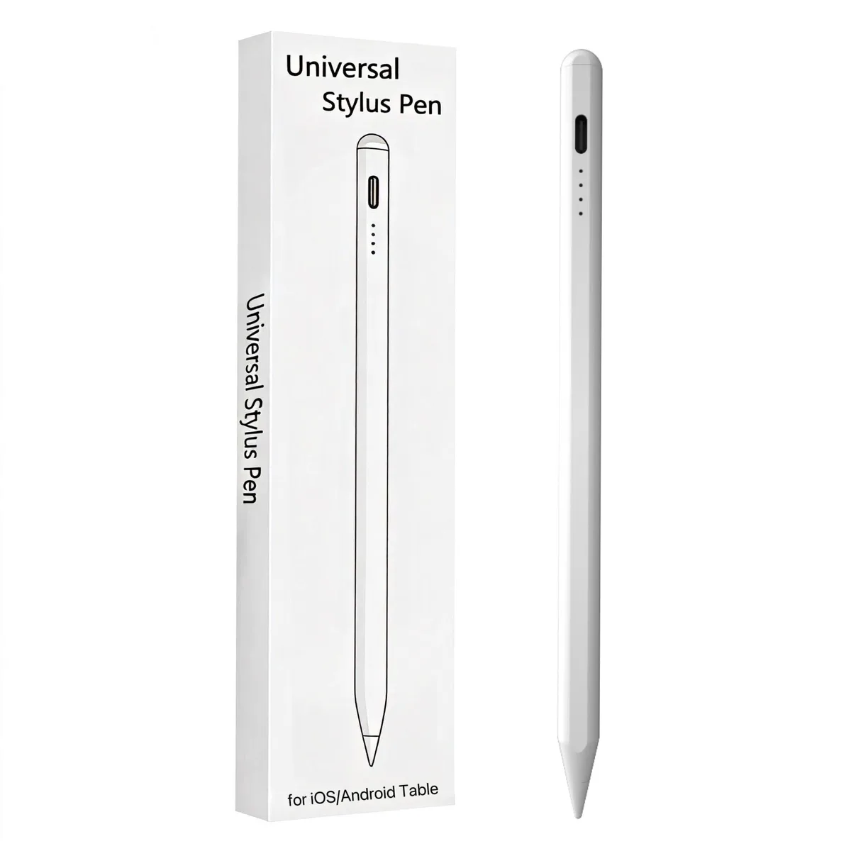 Rgar Stylus Pen White 1.5 mm nib USB-C charging — product photo