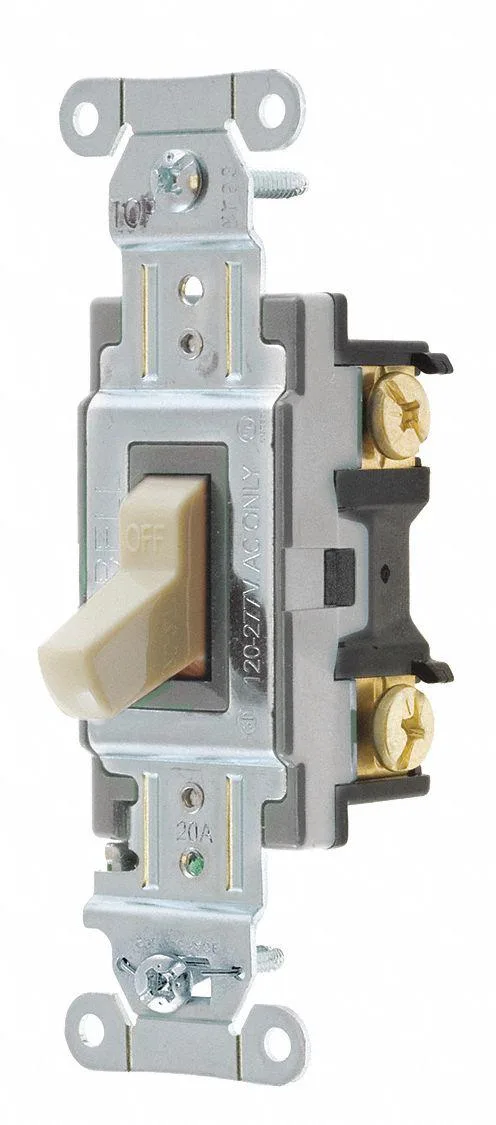 Hubbell Incorporated Hubbell Incorporated CSB120I 20 A Ivory 1-Pole Switch — product photo