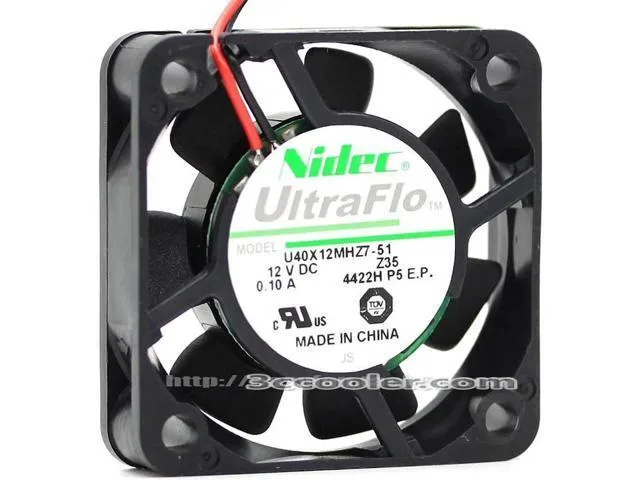 LORDWORLD LORDWORLD U40X12MHZ7-51 12V .10A 4010 2 Pin DC Fan — product photo