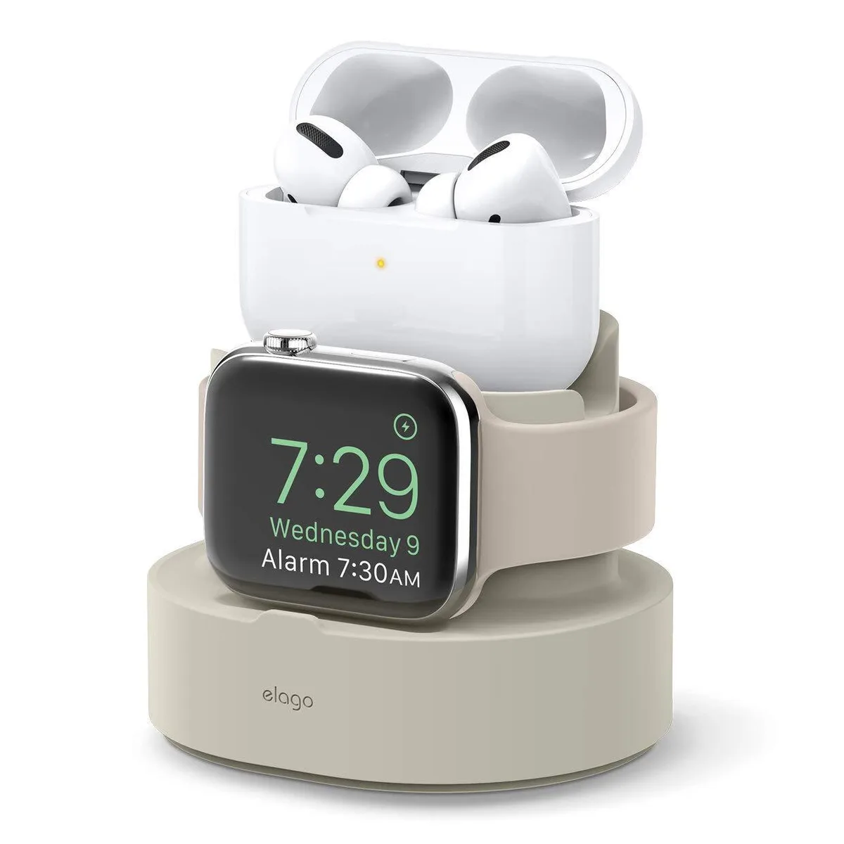  elago Duo Pro 2-in-1 Charging Station Classic White — product photo