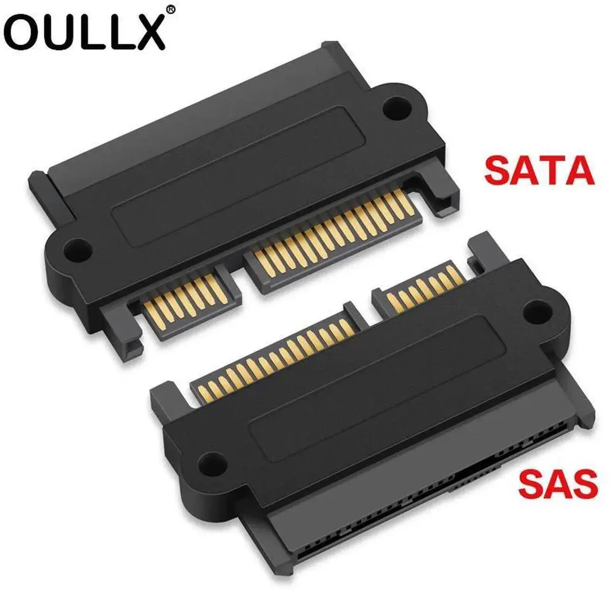 Vszerda Vszerda SFF-8482 SAS to SATA 90 Right Angle 180 Degree Adapter — product photo