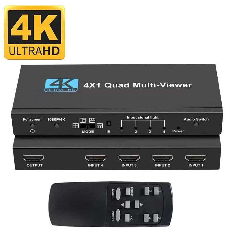 Jansicotek Jansicotek OZQF 4x1 HDMI Multiviewer Video Switch — product photo