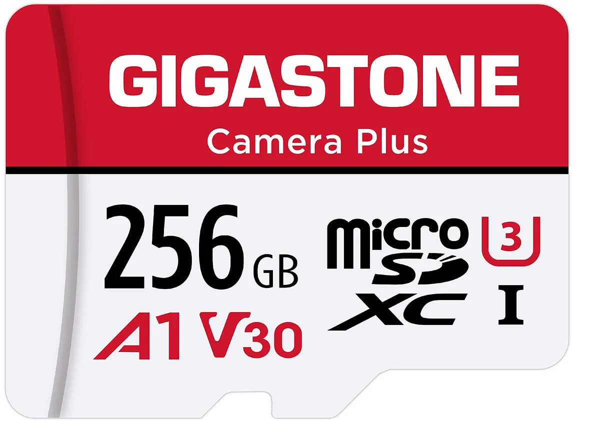 Gigastone Corporation Gigastone Corporation 256-3-1 256GB MicroSDXC UHS-I A1 U3 V30 100MB/s memory card — product photo